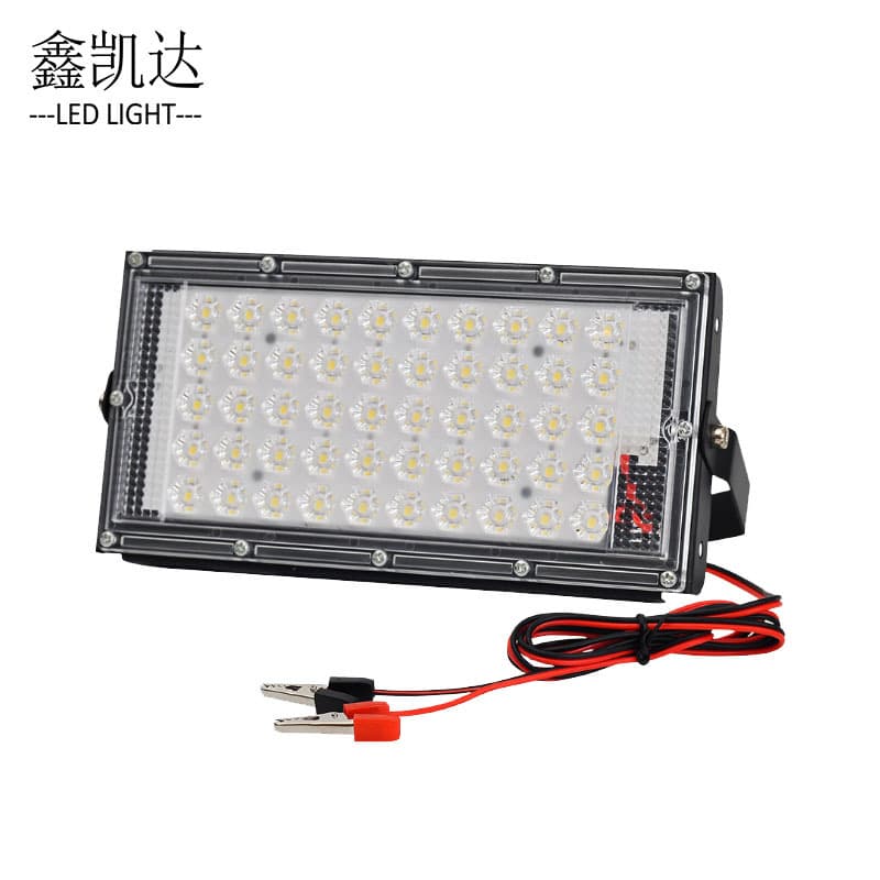 Cross-border Manufacturer 12V Floodlight LED Floodlight Construction Site Use 220V LED Halogen Tungsten Lamp