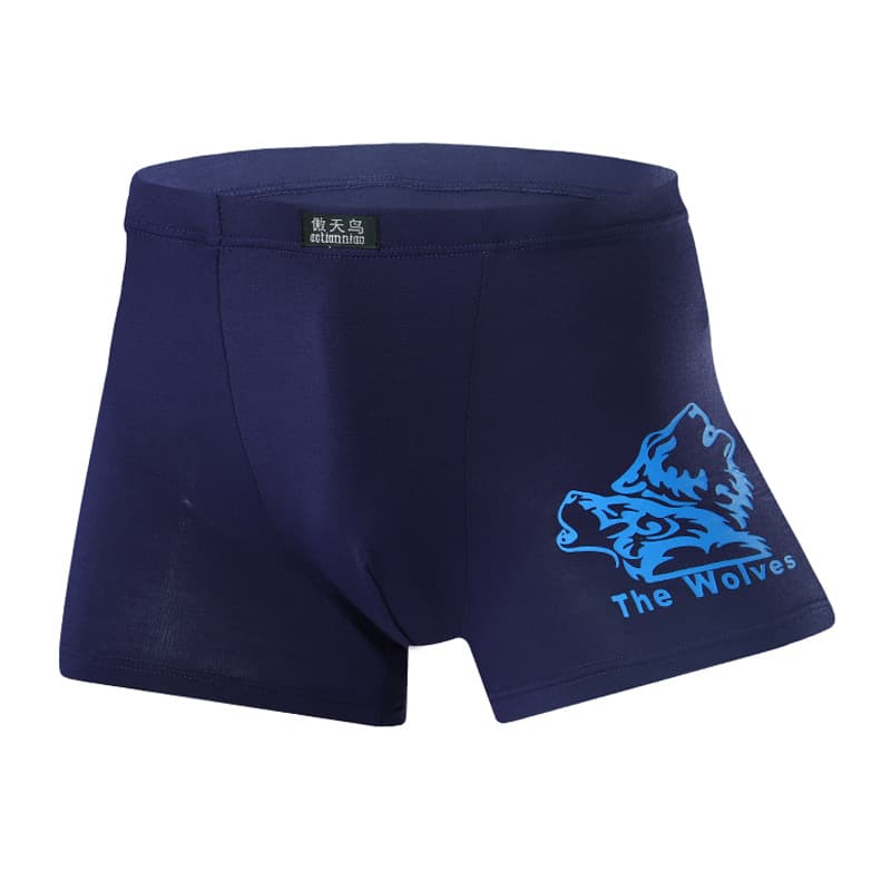 2024 Modal Men's Mid-Rise Boxer Briefs, Lifting, Breathable, Comfortable, Bamboo Fiber Men's Boxer Briefs