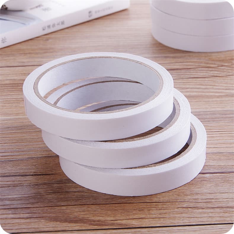 Wholesale High-Stickiness Ultra-Thin Double-Sided Tape, White Transparent Double-Sided Tape, Cuttable Hot Melt Adhesive for Home Use