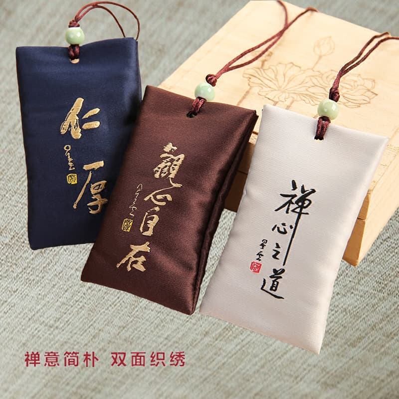 Ancient Style Sachet Pouch Empty Bag Blessing Bag Hanfu Sachet Baby Hair Peace Blessing Bag Car Hanging
