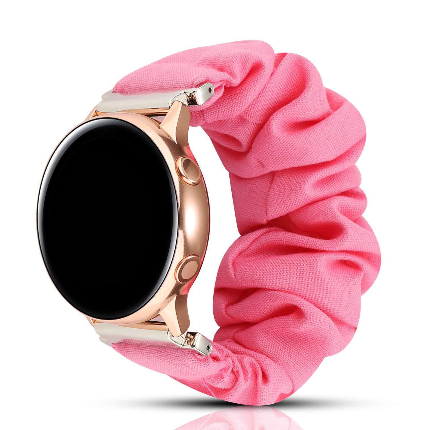 18mm 20mm 22mm Watch 4 Hand Leopard Printed Hair Circle Strap Compatible Smart Watches