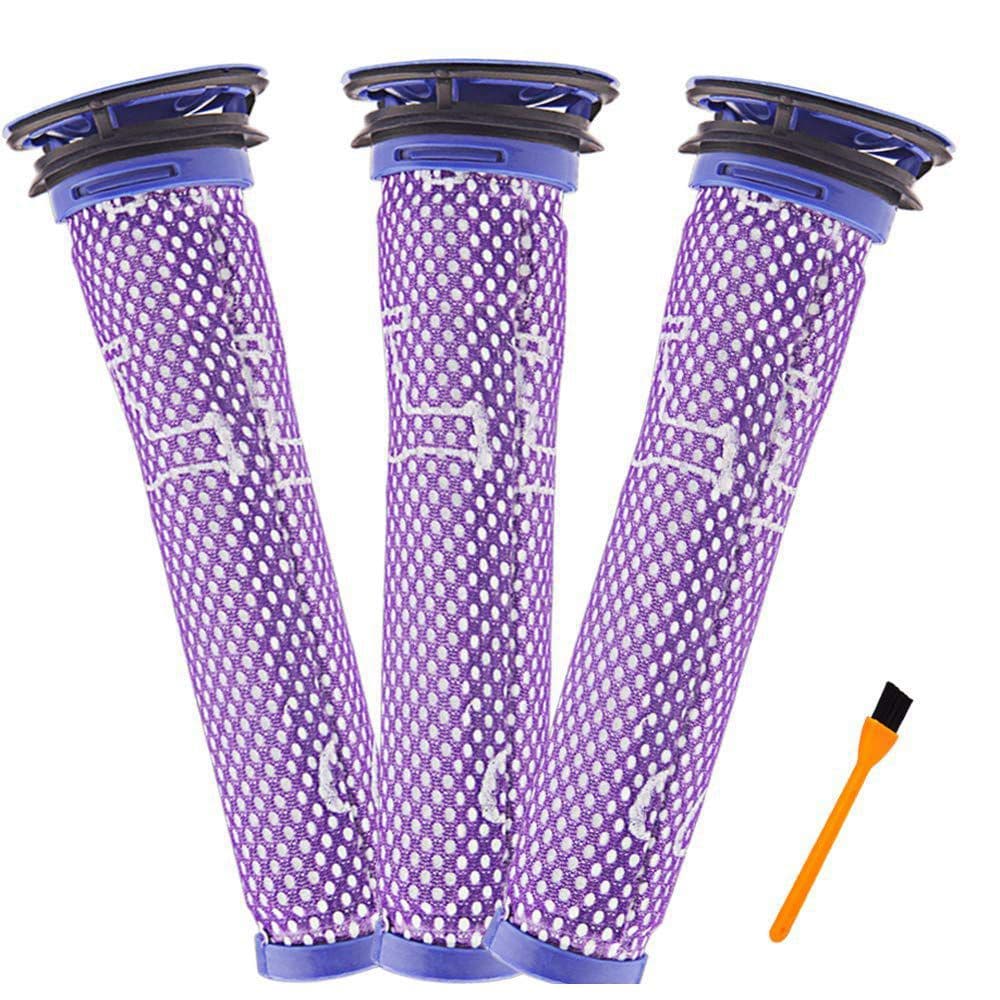 Dyson DC58 DC59 DC61 DC62 V6 V7 V8 Vacuum Replacement Filter Set 4-Pack for Stick Vacuum Cleaner