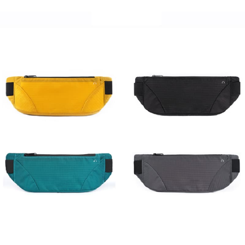 Plaid Material Waist Bag Multifunctional Running Outdoor Sports Kettle Waist Bag Leisure Yoga Fitness Storage Bag