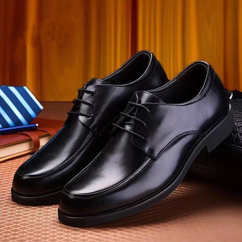 Cross-border Men's Leather Shoes Business Formal Leather Shoes Men's Casual Shoes Korean Style Work Shoes Extra Large Size
