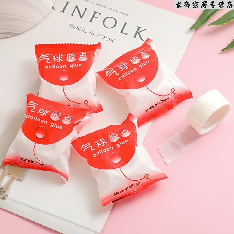 Balloon Adhesive Dots for Wedding, Birthday Decoration Scene Setup, Sticky Balloon Tape Double-Sided Adhesive, Wedding Supplies Wholesale
