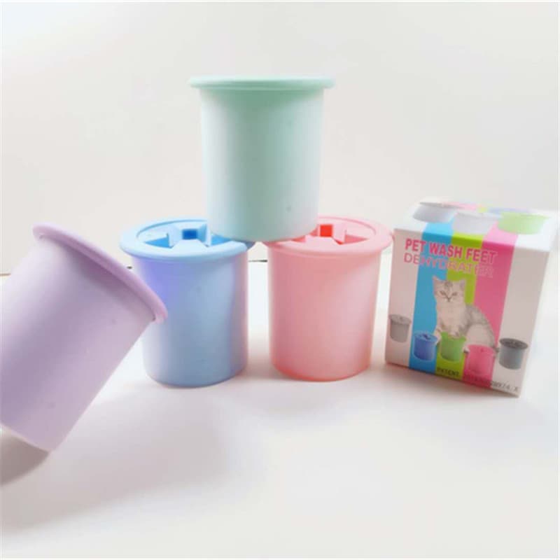 Pet Foot Washing Cup, Silicone Wash Cup for Cats and Puppies, Paw Cleaning Pet Supplies