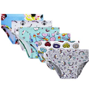 Cross-Border Amazon New Product Kids Underwear Girls Triangle 7-Pack A-Class Cotton Wholesale