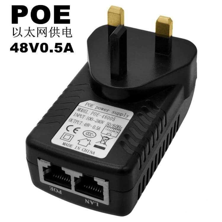 POE Power Supply 12V/15V/18V/24V/48V for Bridge POE Power Module, AP Communication Adapter, UK Standard