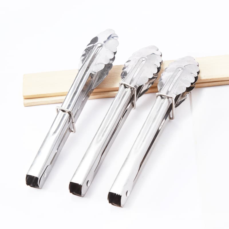 Kitchen Tongs 7-Inch Stainless Steel Bread Tongs Pastry Tongs Barbecue Tongs Steak Non-Food Use Baking Tongs Ice Tongs Wholesale