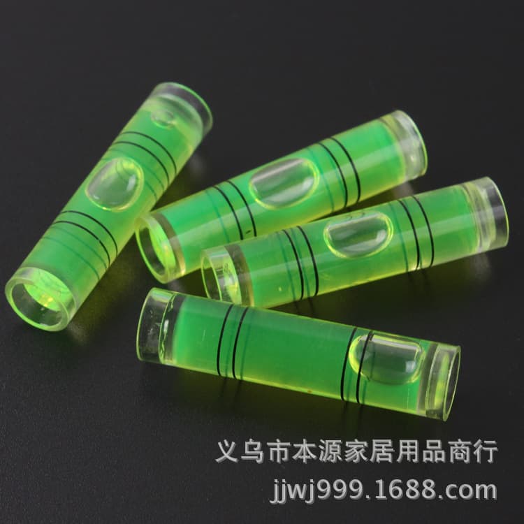 High-precision spirit level bubble vial scale bubble gauge hanging bracket mini green cylindrical infrared measuring tool accessories