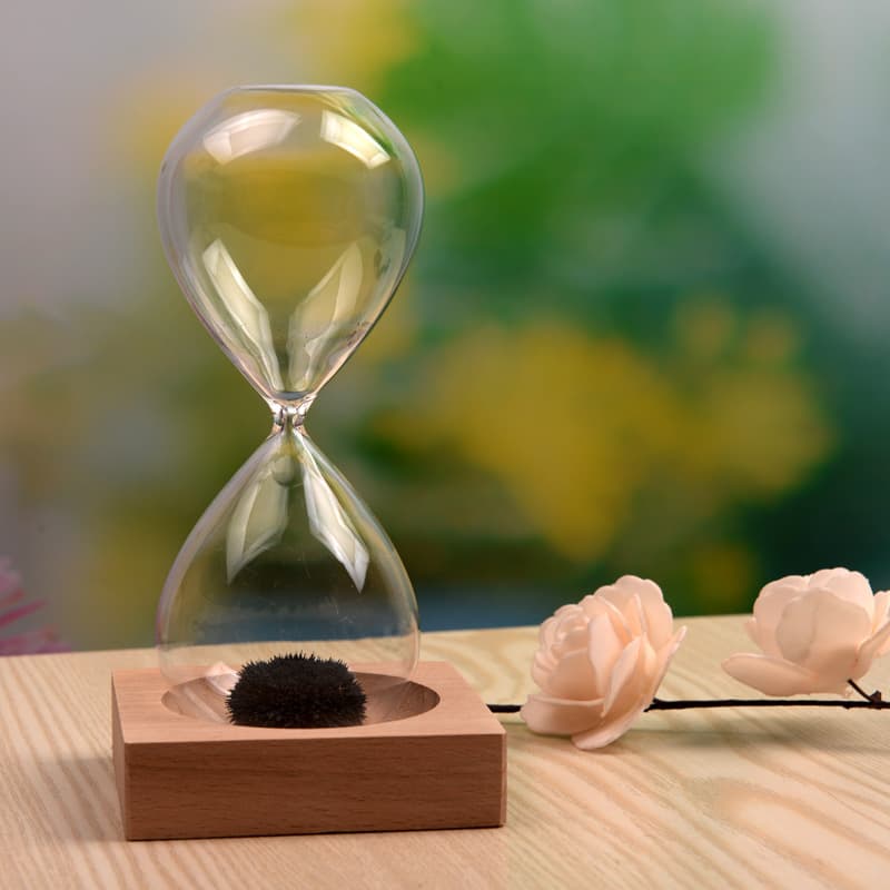Creative Glass Magnet Magnetic Hourglass Time Timer Gift for Boyfriend, Girl, Boy, Small Gift Birthday Present