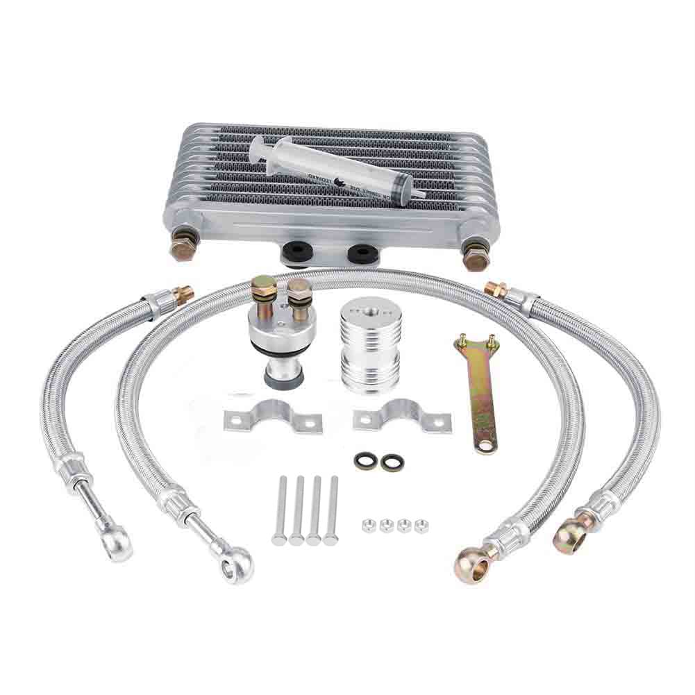 Motocross CB CG Gwangyang Sanyang T1 Qianlong oil cooler engine oil radiator withholding pipe