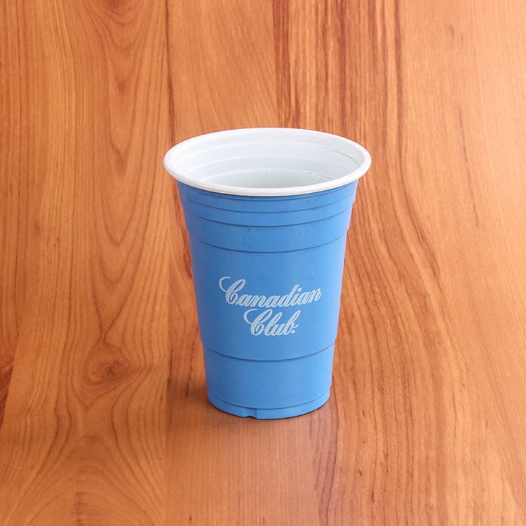 FDA 450ml Dual-color PP Table Tennis Beer Game Cup Printable Multi-color Options Custom Packaging