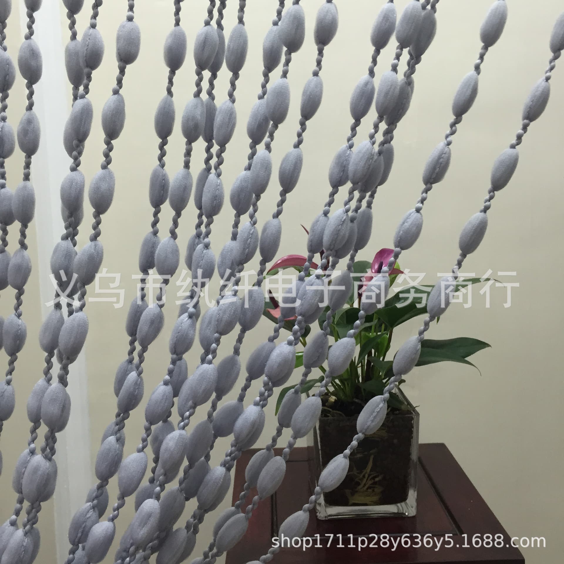 Factory Direct Sale Special Price 1*2 Single Color Lantern Curtain Bubble Curtain Partition Curtain Wedding Line Curtain Ceiling Decoration