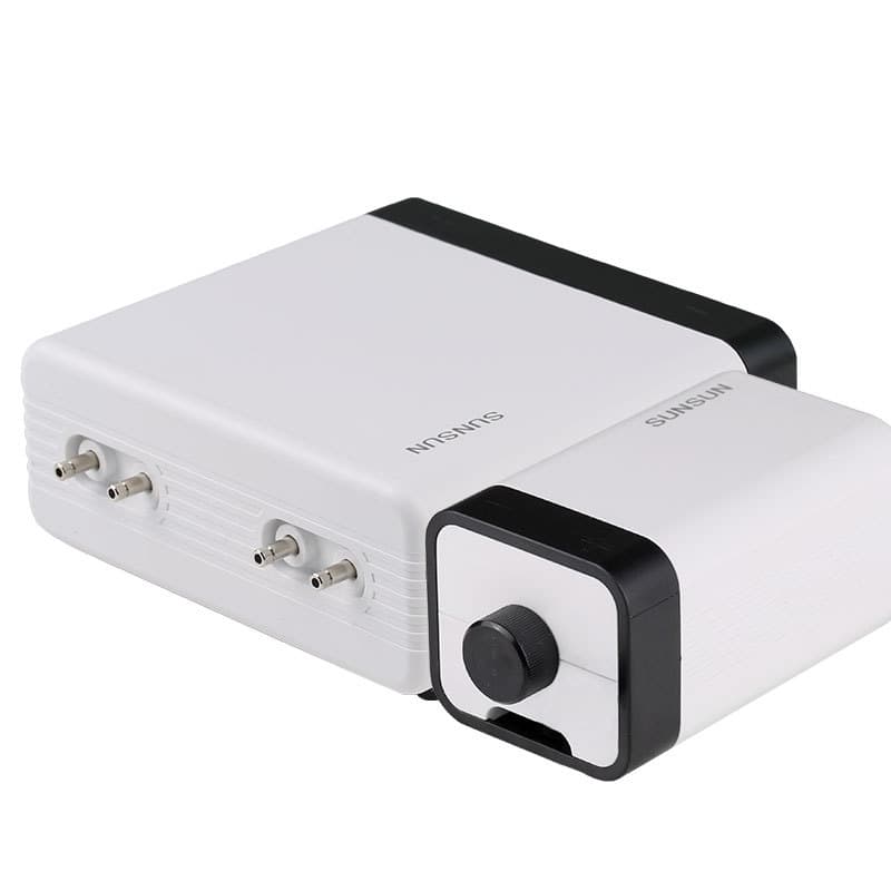Aquarium Air Pump, Fish Tank Oxygen Pump, Silent Aerator for Fish Tank, Bubble Oxygenator