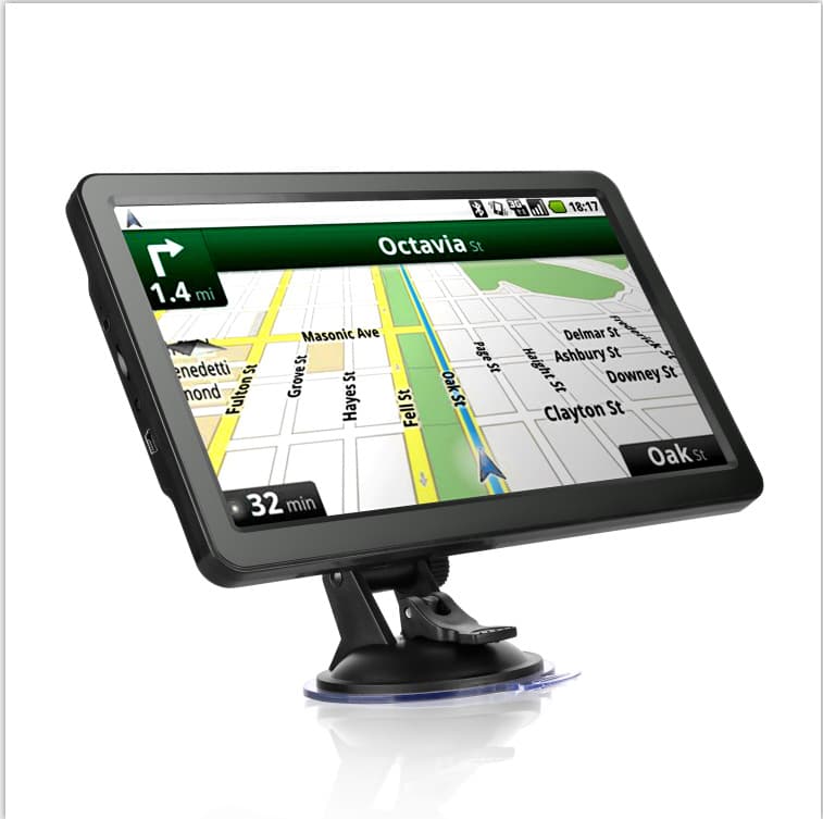 9-inch GPS Navigation System Universal Tablet High Definition Large Screen for Cars Trucks Vans Convenient Installation