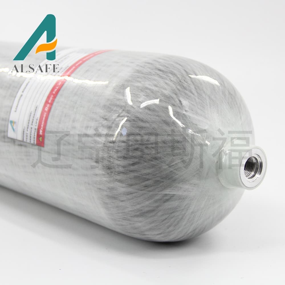 Factory direct wholesale [Ausford Factory Store] 6.8L fully wound composite carbon fiber gas cylinder, 30MPa