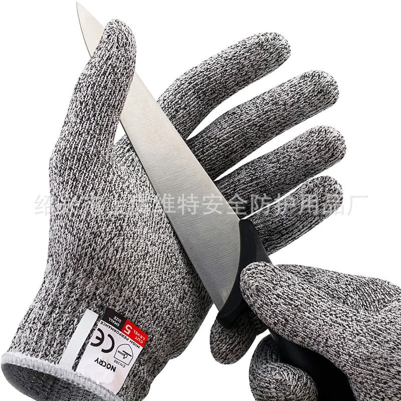 In Stock Level 5 Cut-Resistant Gloves, Kitchen HPPE Scratch-Resistant for Glass Cutting Safety, Gardening Work, Customizable