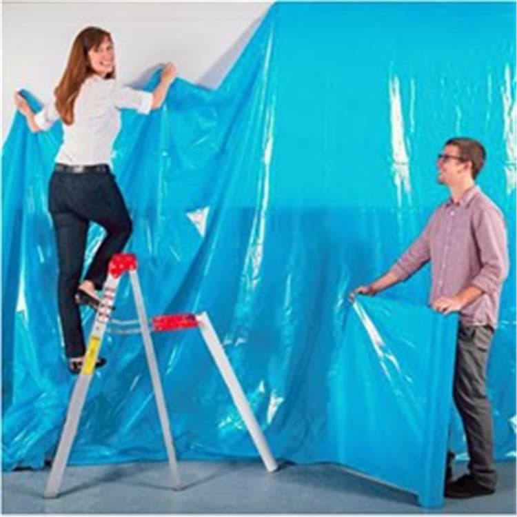 Ready-to-Export PE Blue Construction Film | Red Colored Decoration Protection Film | 6m Wide Black Small Shed Film