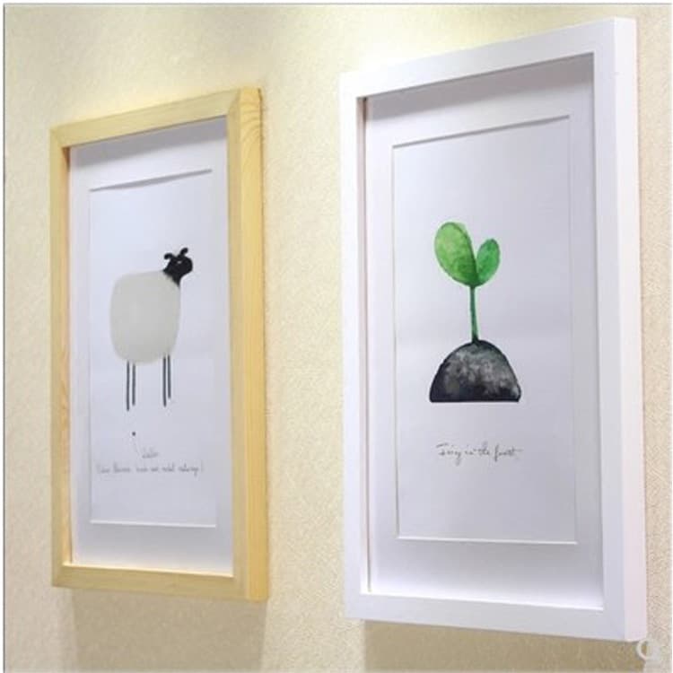 Wooden Picture Frame Wholesale, Puzzle Solid Wood Frame 8K 36 Inch Premium Large Frame for Photo Display and Customization