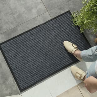 Door Mat Non-Slip Dirt-Resistant PVC Entrance Mat for Kitchen Bathroom Home Absorbent Ins Style