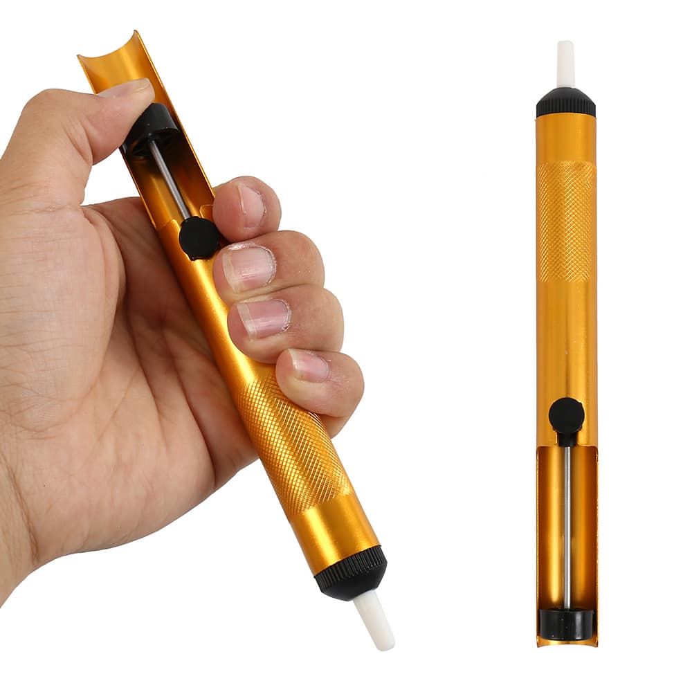 All-aluminum alloy solder absorber, gold solder absorber pump, solder absorber rod, powerful manual type, ready-made manual solder absorber