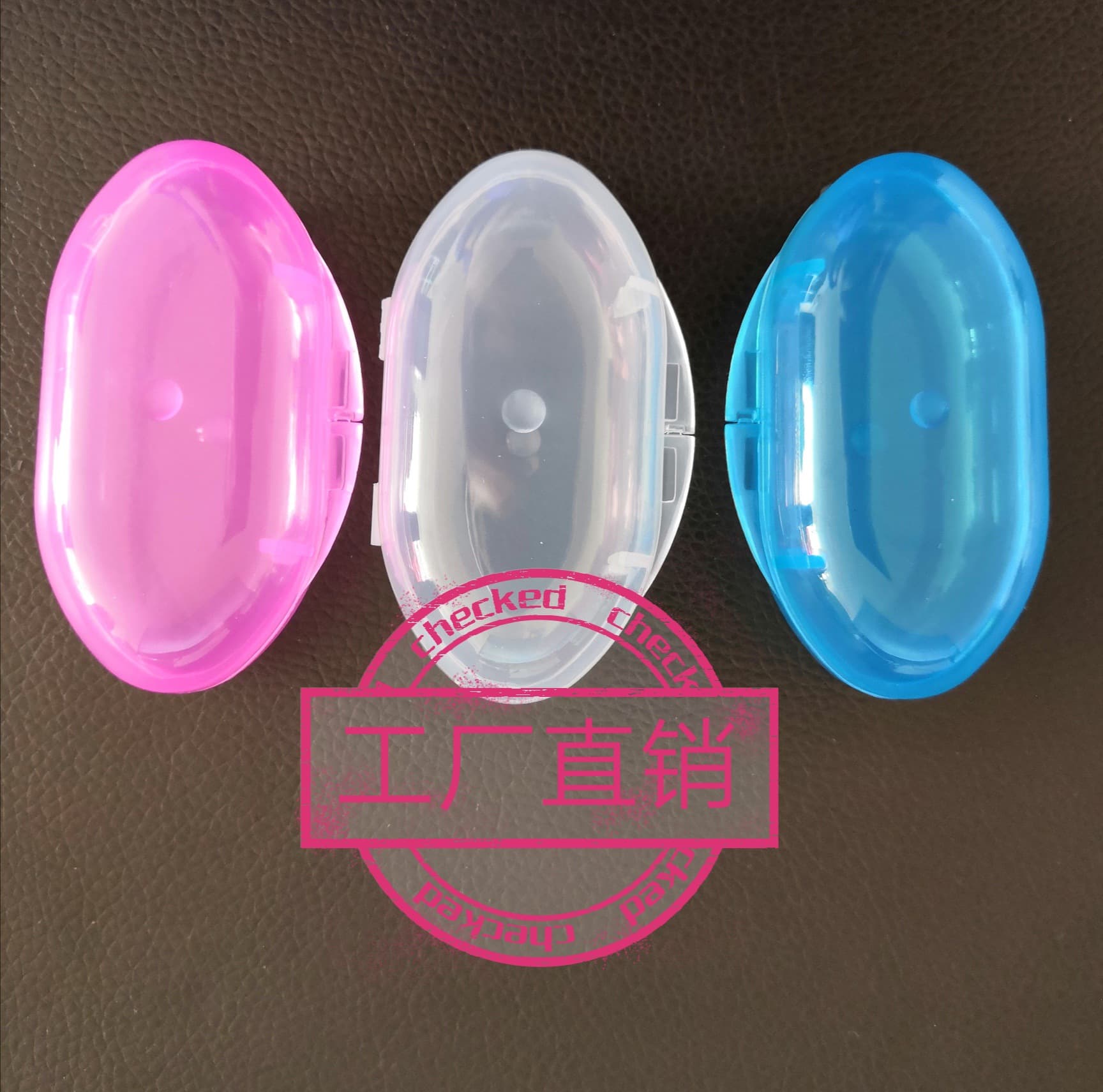 Factory Direct Baby Finger Toothbrush Storage Case, Thumb Toothbrush Box, Finger Toothbrush PP Case, Storage Box
