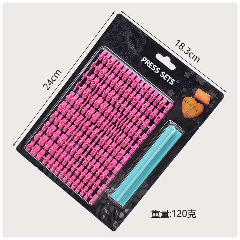 Diy Baking Tools Digital Letter Stamp Cookie Press Cake Baking Cookie Letter Mould Kitchen Utensils/cake Mould