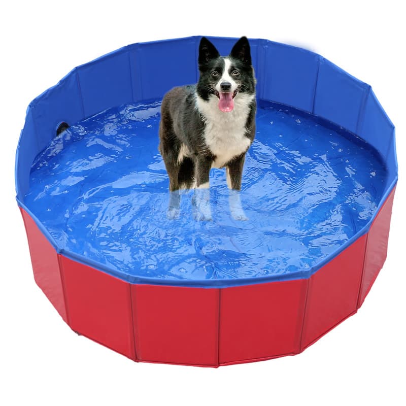Cross-border Pet Supplies Dog Bath Tub for Large, Medium, and Small Dogs, Portable Foldable Swimming Pool, Cat Sandbox Cleaning