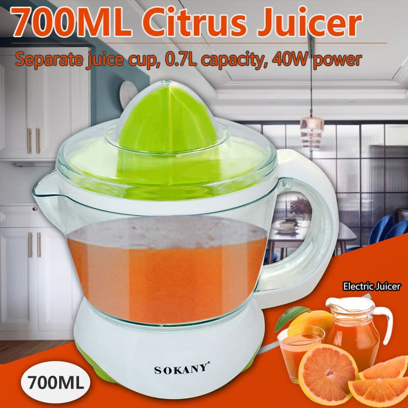 Cross-border Wholesale European Style Household Electric Orange Juicer Lemon Citrus Squeezer for Fresh Juice Extraction with Cup