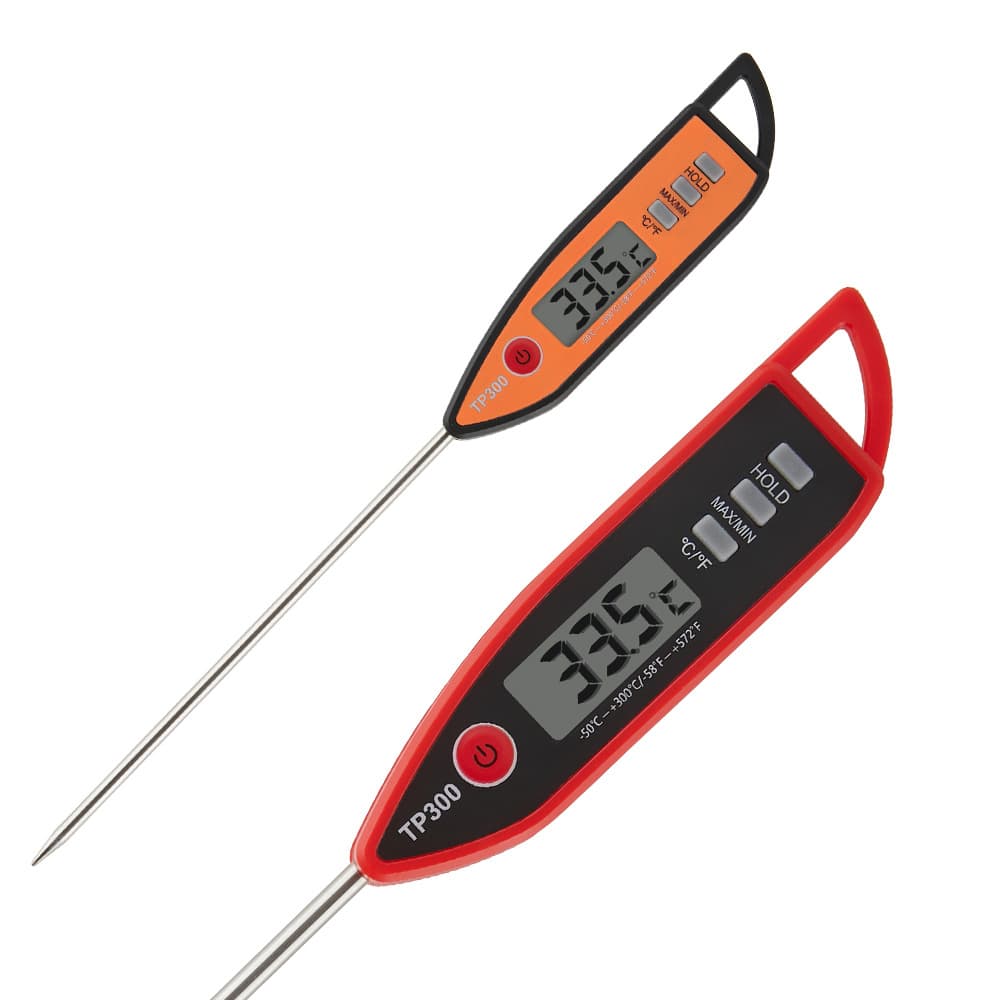 New TP300 Food Probe Digital Thermometer for Kitchen, BBQ, Baking, and Oil Temperature Measurement