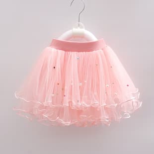 Baby Girls Tulle Skirt for Spring Autumn Winter - Princess Cake Skirt, Puffy Petticoat, Versatile Short Skirt for Toddlers