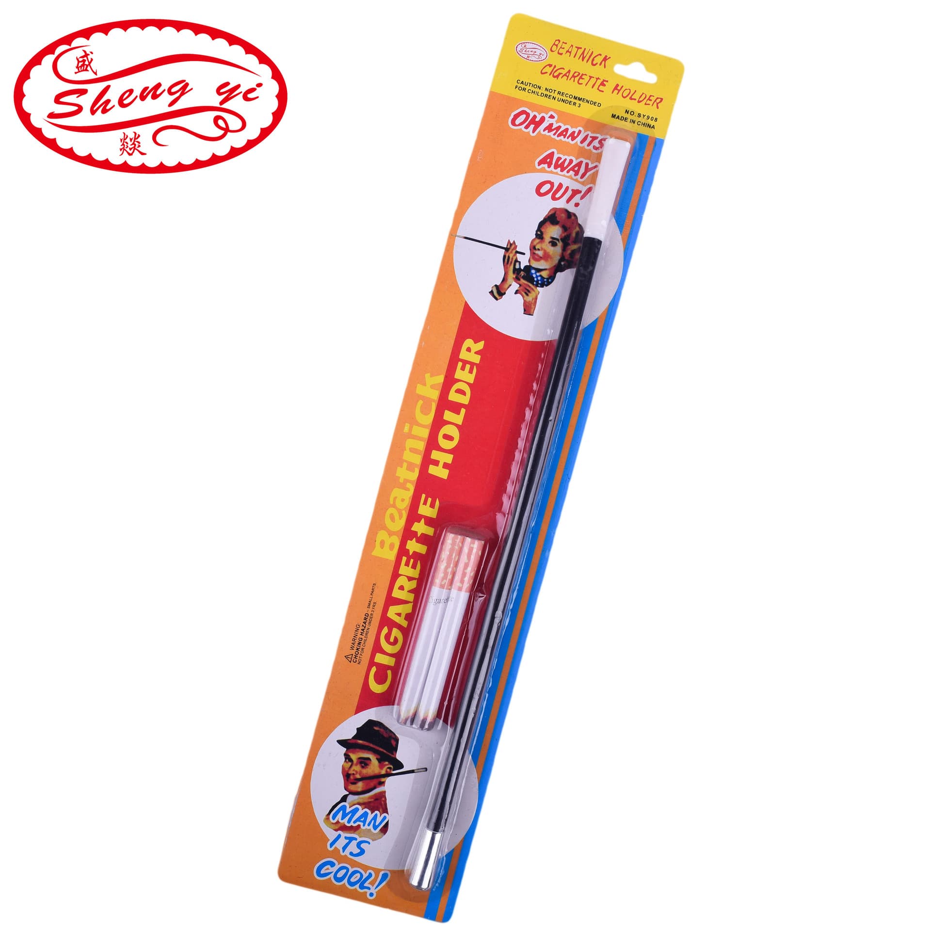Cross-border Halloween Party Dance Props with Smoke Long Smoke Pipe Prop Simulated Cigarette Fake Cigarette Tube Toy Wholesale