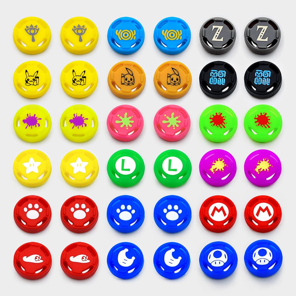 Switch Controller Button Caps for Nintendo Switch Joystick Caps, Switch Controller Silicone Thumb Grips