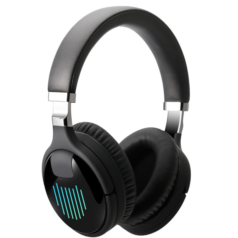 Private Mold Foldable Bluetooth Headset Wireless Gaming Headphones with LED Light, Card Slot, 5.0 Stereo RGB