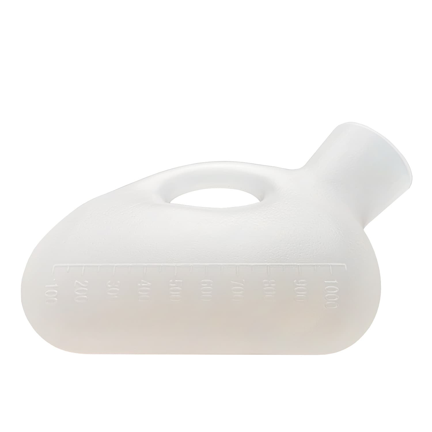 Factory direct supply men's transparent plastic urinal 1000ml chamber pot hospital use disposable urine receiver thickened