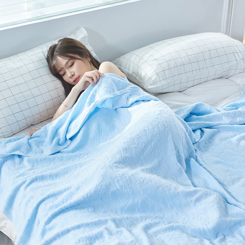 [Baihua Towel] manufacturer free agency dropshipping, European classic fashion terry blanket cover