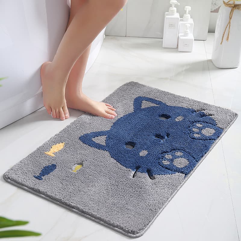 Cartoon Children's Bedroom Carpet Floor Mat, Home Entrance Mat, Kitchen Bathroom Absorbent Non-Slip Mat