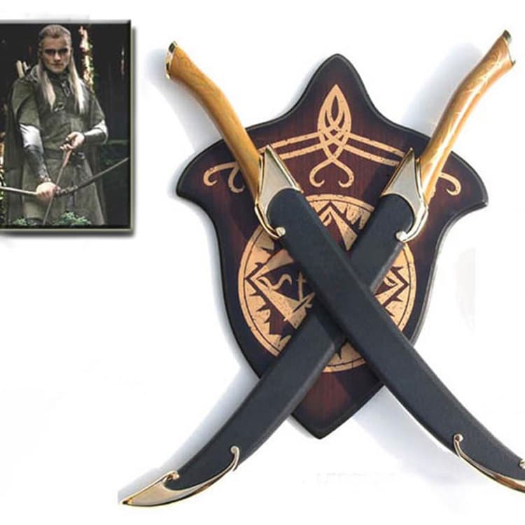 Lord of the Rings: Legolas Elf Prince Double Swords Western Plate Sword Decorative Sword Unedged