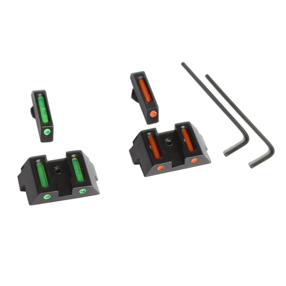 Glock Fiber Optic Front Rear Sight Scope Precision Shooting Accessories Tactical Center Finder General Hardware Parts