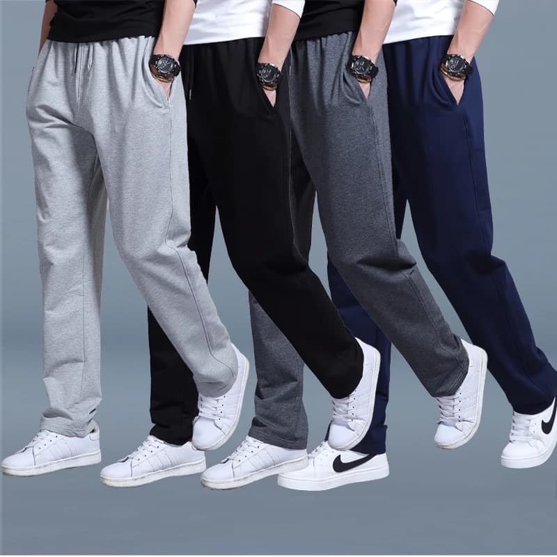 Sports pants men's pants new spring new large size loose casual student sweatpants men's straight training pants