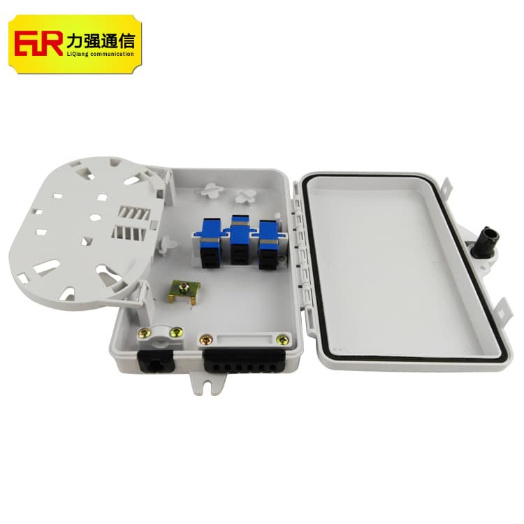 6-Core Breakout Box Wall-Mounted Fiber Optic Splice Box Waterproof Fiber Optic Home Access Box Direct Fusion Splice Box Cross-Border Supply