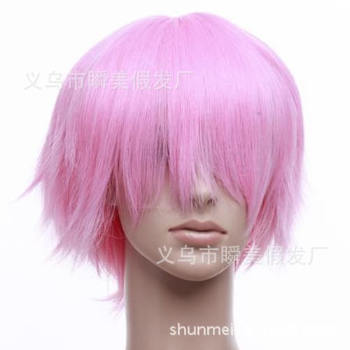 Factory Direct Anime Wig Men's Short Hair Small Batch Wholesale Stock Men's Wig Short Hair Hair Topper