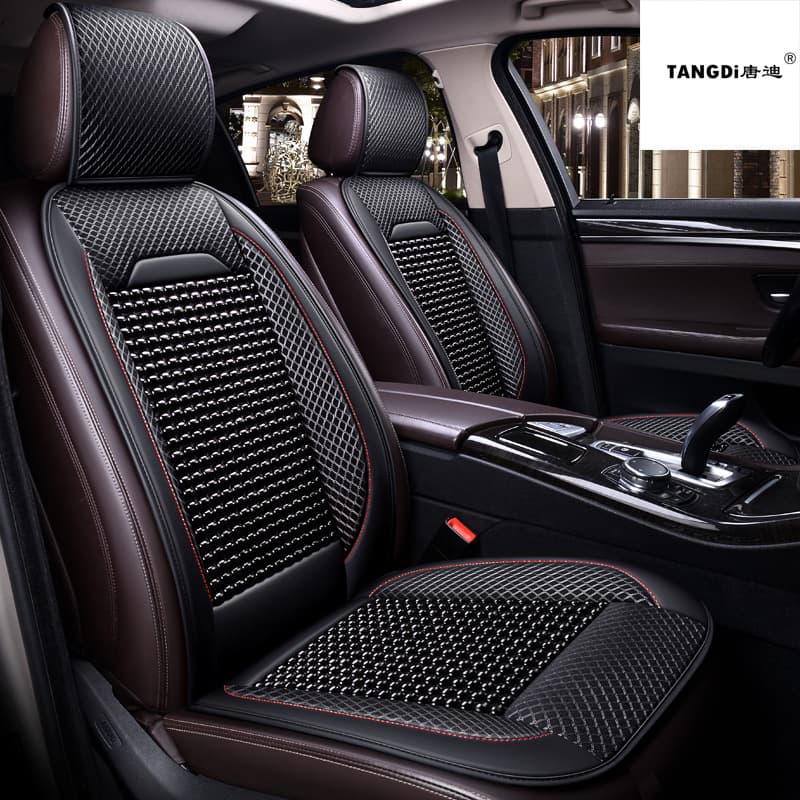 Summer Wood Bead Car Seat Cushion Single Piece, Wood Bead Seat Pad for Cars