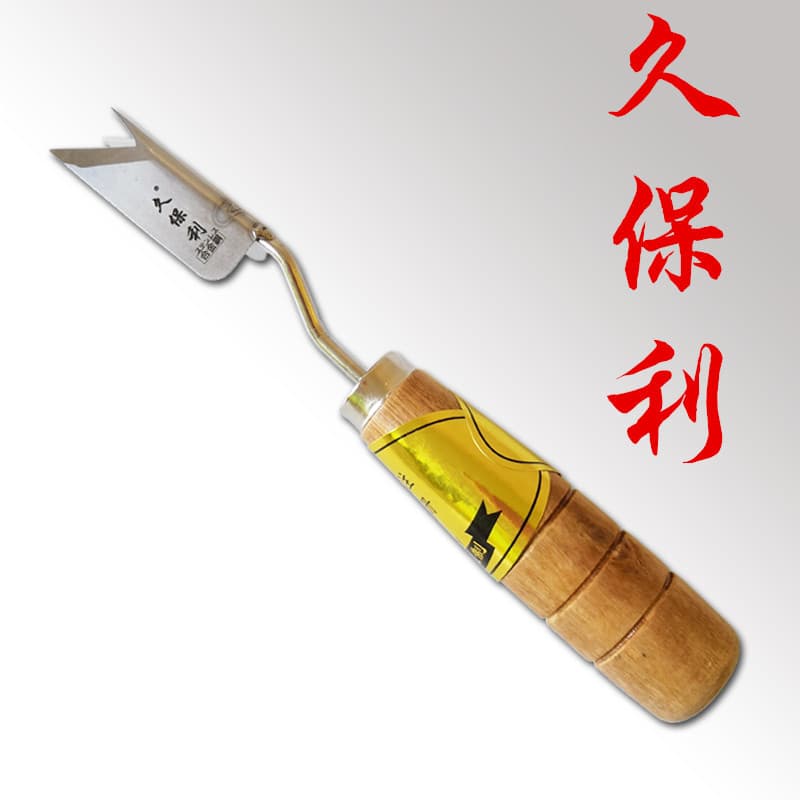 Wholesale Kubori Stainless Alloy Steel Triangle Knife Pineapple Pusher Fork Pineapple Eye Remover Seed Scraper Peeler Eye Digger Clamp