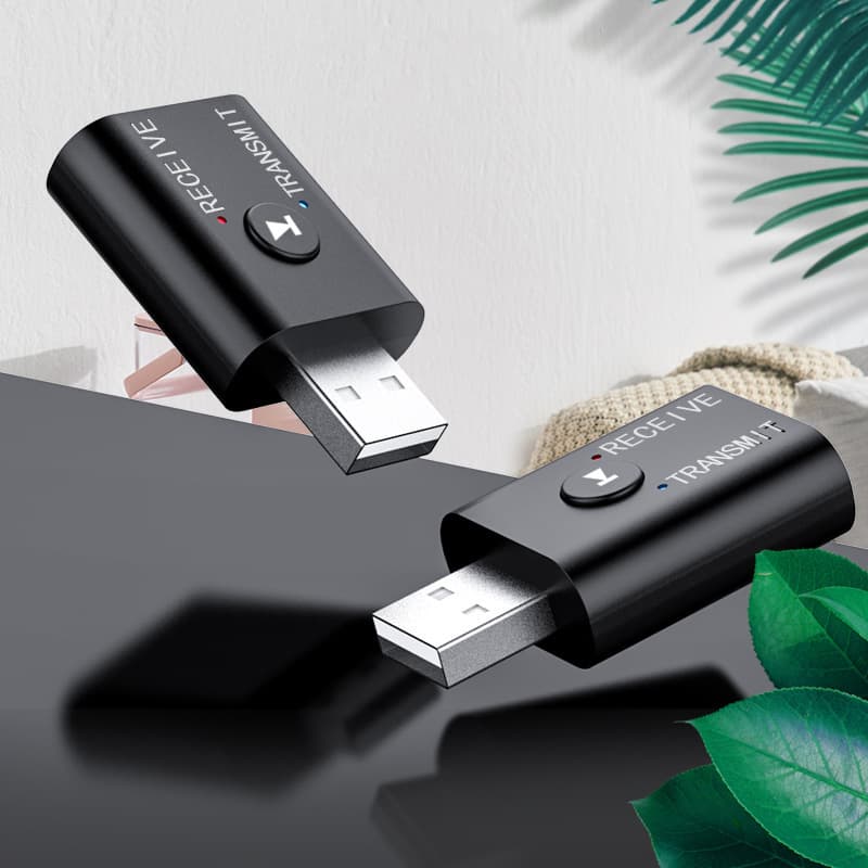 Bluetooth 5.0 Transmitter Receiver Combo 2-in-1 Bluetooth Audio Adapter