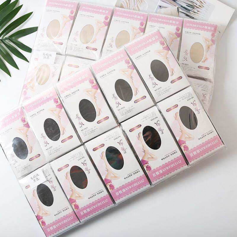 Individually packaged women's stockings wholesale, women's short stockings, ultra-thin, spring and summer invisible sexy skin tone bare leg artifact.