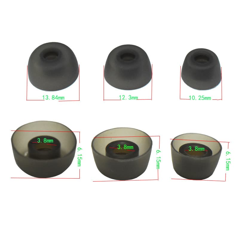 Silicone Eartip Covers for Jabra Elite 75t/65t/Active/Sport Evolve Earphones