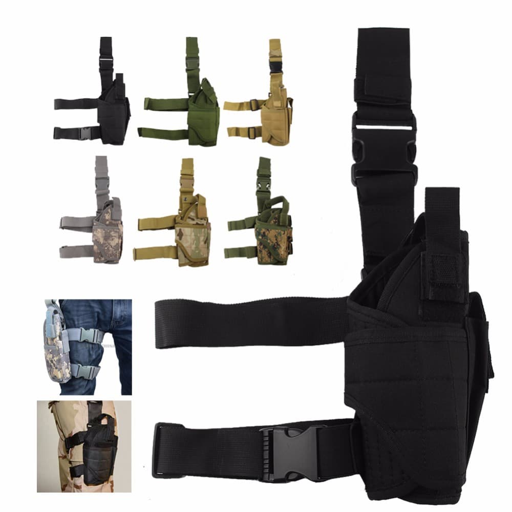 Tactical Outdoor Gun Holster Universal Quick Detachable Large Leg Cover CP Color Dragon Rolling Style Direct Manufacturer Outlet