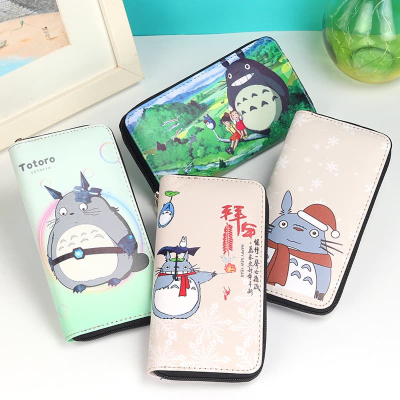 Foreign trade micro-business Taobao supply cartoon novel multi-compartment capacity cartoon men's casual long zipper wallet